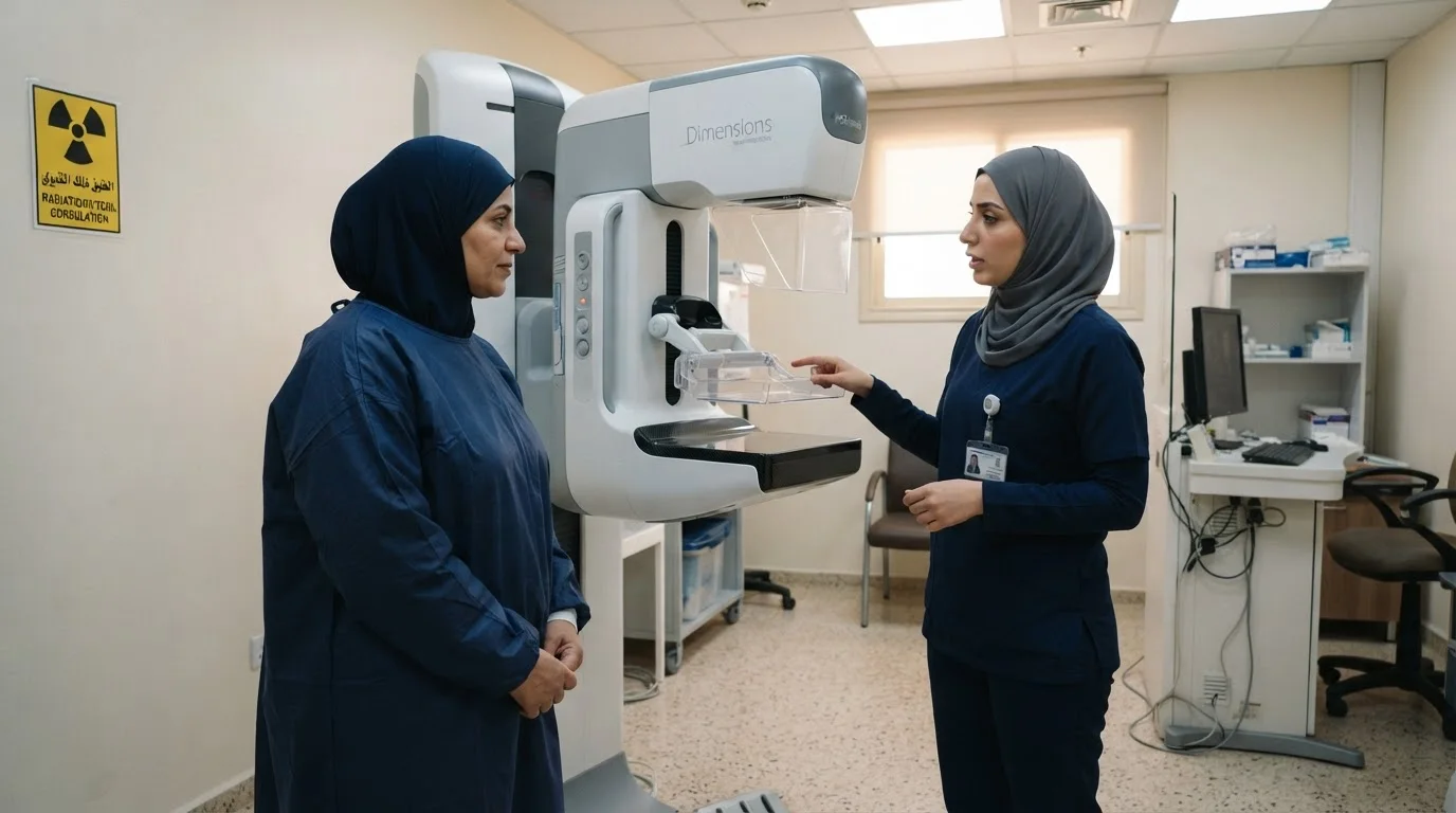الماموغرام: متى تبدئين الفحص وكيف تستعدين له؟ — دليل حول أهمية الماموغرام، التوصيات المتعلقة بموعد الفحص، وكيفية الاستعداد للنتائج.