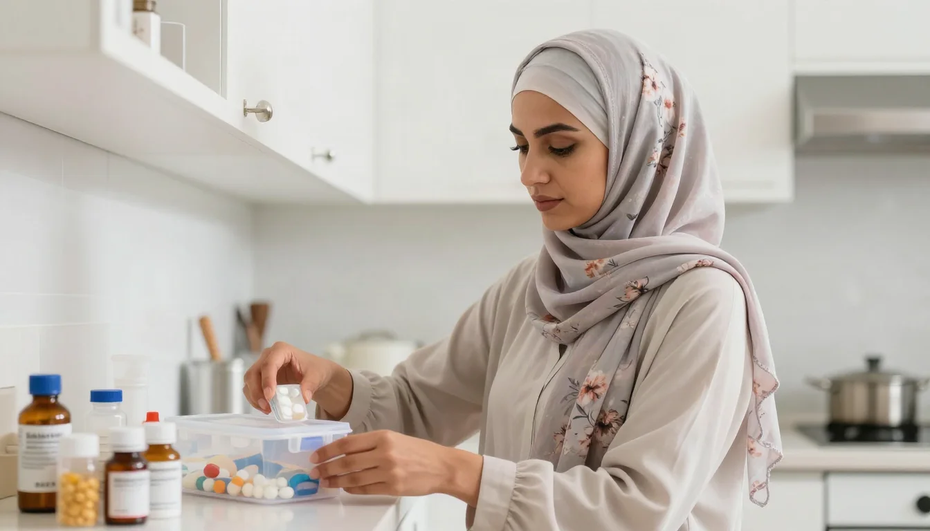 تجنب أخطاء الأدوية في المنزل: دليل وقائي للعائلة — دليل وقائي للعائلات لتجنب الأخطاء الدوائية الشائعة في المنزل وضمان سلامة تناول الأدوية.
