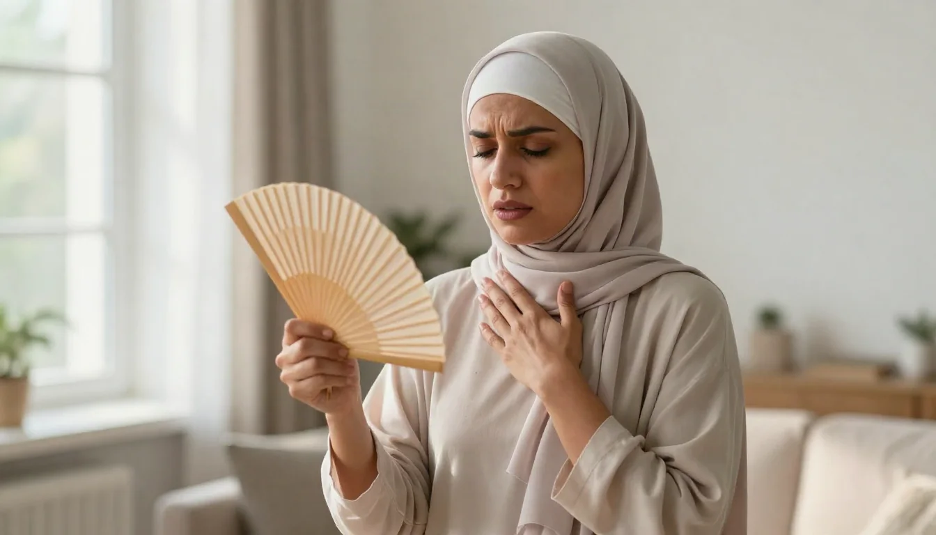 أعراض سن اليأس: الهبات الساخنة، اضطرابات النوم، وصحة العظام — نصائح عملية للتعامل مع أعراض سن اليأس كالهبات الساخنة واضطرابات النوم للحفاظ على صحة العظام.