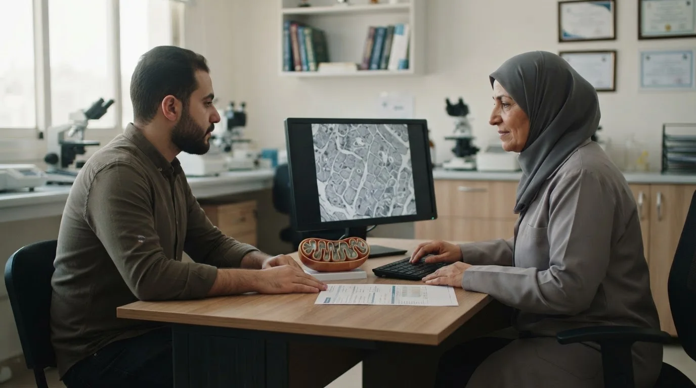 أمراض الميتوكوندريا: فهم الاضطرابات الوراثية التي تؤثر على الطاقة الخلوية — فهم الاضطرابات الوراثية للميتوكوندريا وتأثيرها على إنتاج الطاقة وأجهزة الجسم.