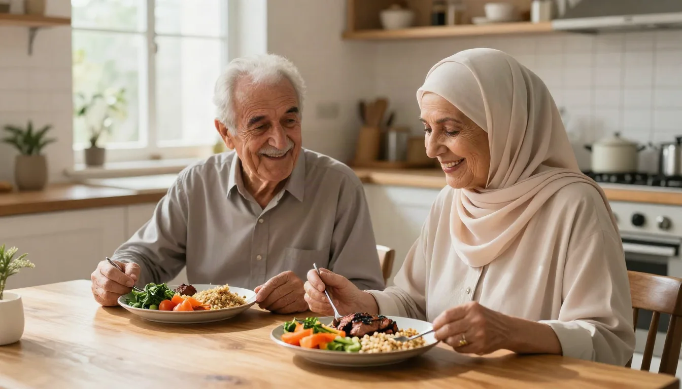 التغذية لكبار السن: الحفاظ على الصحة والحيوية مع التقدم في العمر — نصائح غذائية لكبار السن للحفاظ على الصحة والنشاط وتلبية احتياجات الجسم المتغيرة.
