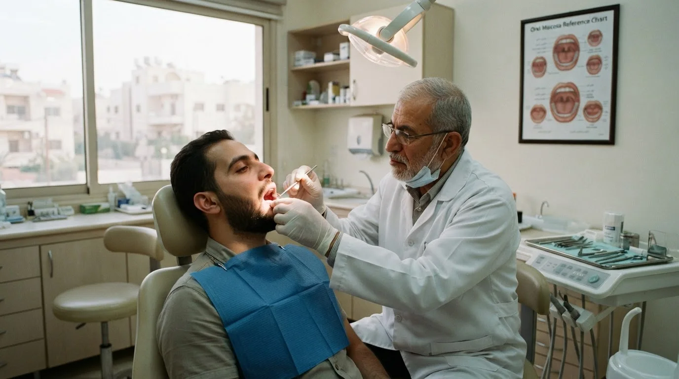 سرطان الفم: علامات مبكرة، عوامل الخطر، وخطوات التشخيص والعلاج — دليل حول العلامات المبكرة لسرطان الفم، طرق الفحص الذاتي، وخطوات التشخيص والعلاج المتاحة.