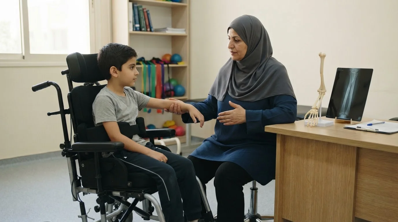 التعايش مع مرض تكون العظم الناقص (العظم الزجاجي): رعاية متكاملة ودعم نفسي — نصائح للتعايش مع مرض العظم الزجاجي من خلال رعاية طبية متخصصة ودعم نفسي لتجاوز تحديات الكسور.
