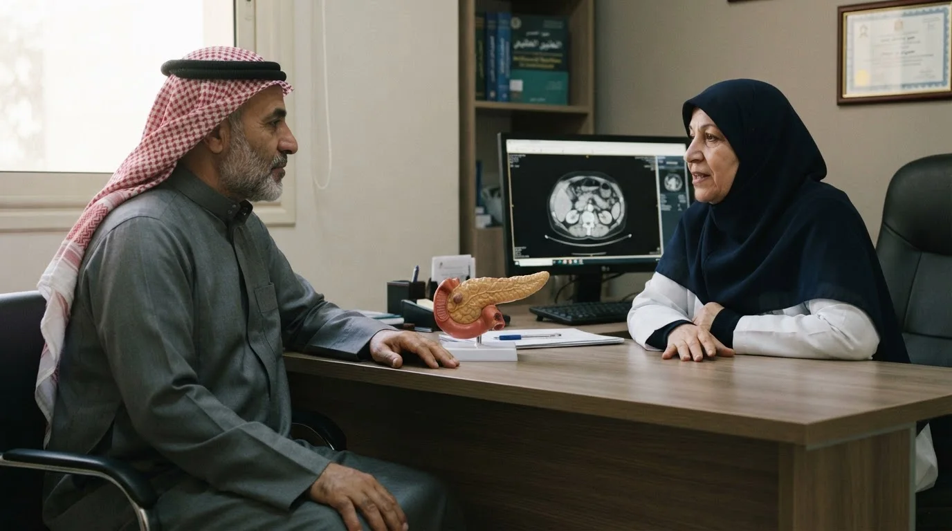 سرطان البنكرياس: الكشف المبكر، خيارات العلاج، والبحث عن أمل جديد — معلومات حول سرطان البنكرياس، تحديات الكشف المبكر، طرق التشخيص، واستراتيجيات العلاج المتاحة.