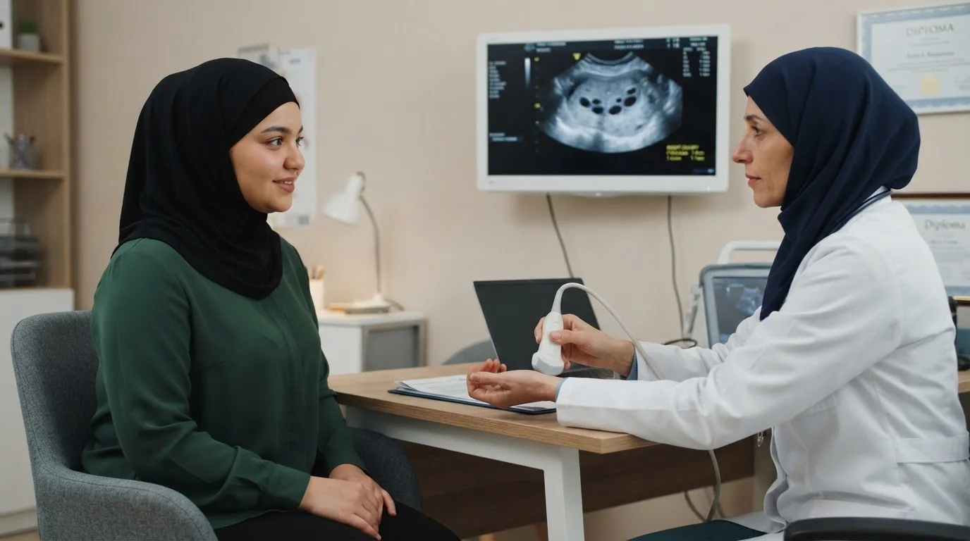 متلازمة تكيّس المبايض (PCOS): الأعراض، التشخيص، وخطة العلاج الشاملة — شرح لمتلازمة تكيس المبايض، تأثيراتها الهرمونية، وطرق التشخيص والإدارة العلاجية الشاملة.