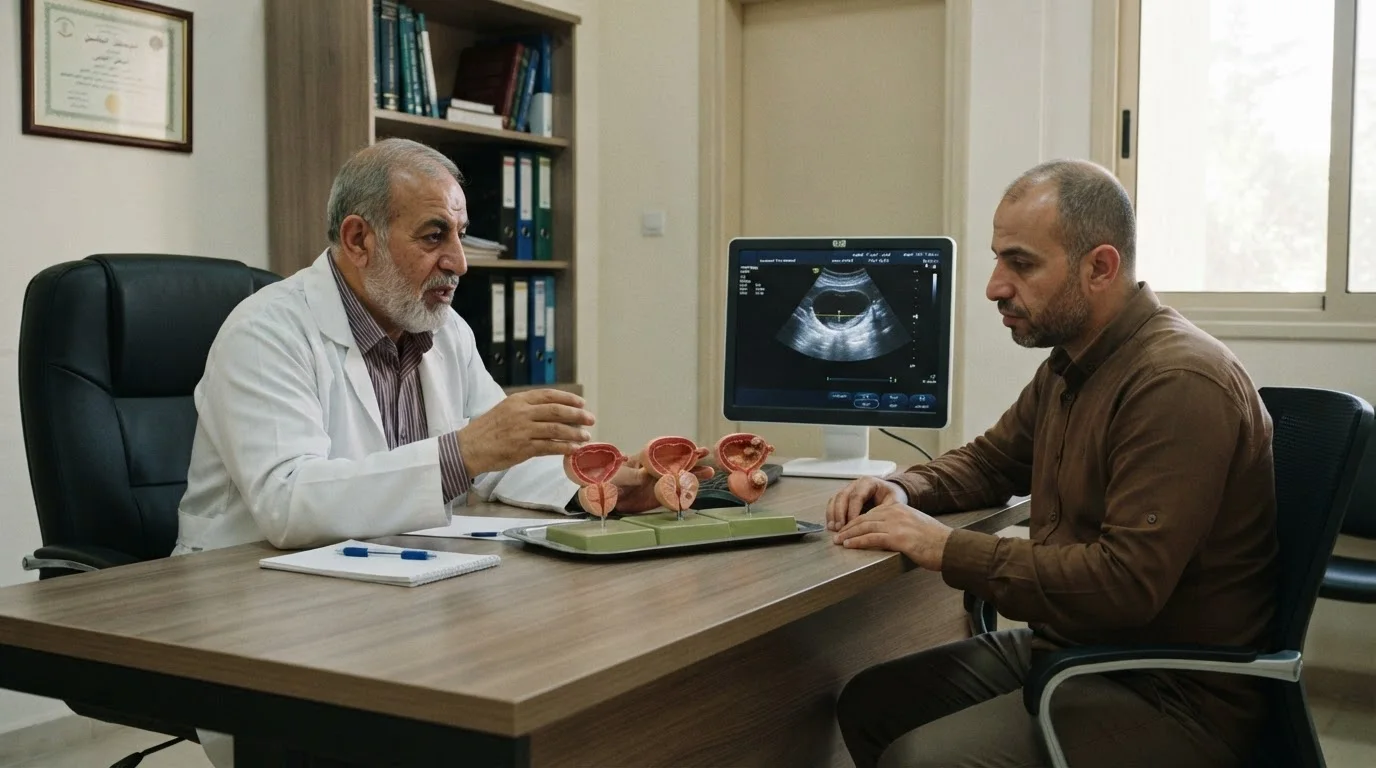 أمراض البروستات الشائعة: تضخم، التهاب، وسرطان، الفروقات والعلاج — توضيح للفروقات الجوهرية بين أمراض البروستات الشائعة كالتضخم والالتهاب والسرطان وطرق علاجها.
