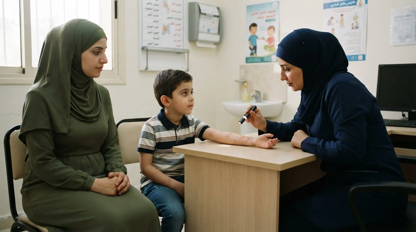 الطفح الجلدي الشائع: الأنواع، الأسباب، وطرق التعامل معها — دليل للتعرف على أنواع الطفح الجلدي الشائعة مثل الأكزيما، وأسبابها، وأساليب الرعاية والتعامل معها.