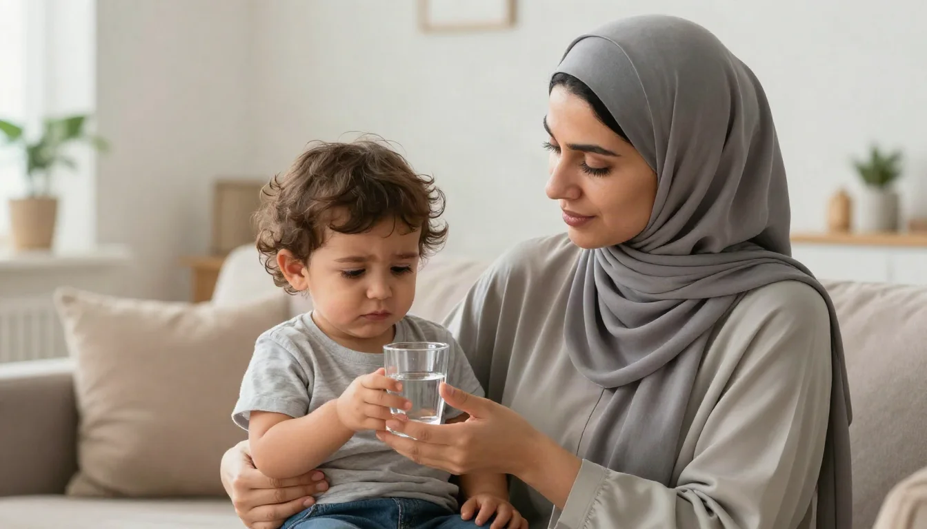 الارتجاع المريئي عند الأطفال: متى يكون طبيعياً ومتى يحتاج علاجاً؟ — توضيح للفرق بين القلس الطبيعي والارتجاع المريئي المرضي عند الأطفال، وعلامات الحاجة لاستشارة الطبيب.