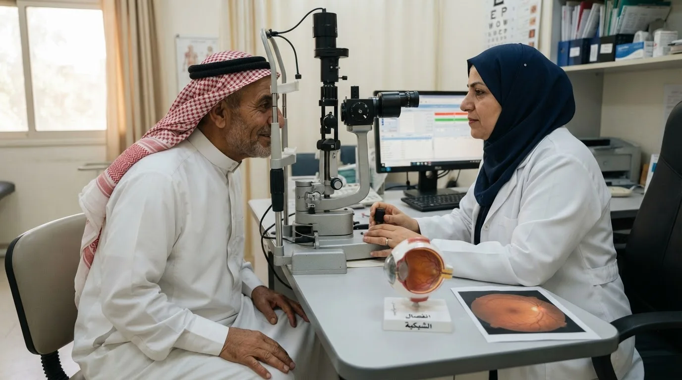 انفصال الشبكية: الأعراض التحذيرية، التشخيص، وخيارات العلاج — توضيح للأعراض التحذيرية لانفصال الشبكية، وأهمية التشخيص المبكر والعلاج الفوري للحفاظ على النظر.