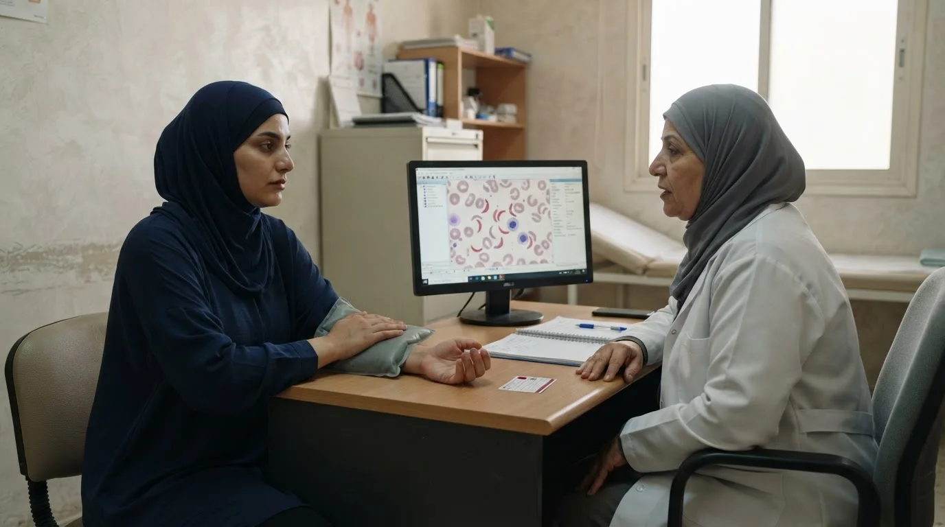 فقر الدم المنجلي: إدارة الألم المزمن والوقاية من النوبات — استراتيجيات طبية للتعامل مع الألم المزمن المصاحب لفقر الدم المنجلي والوقاية من النوبات.