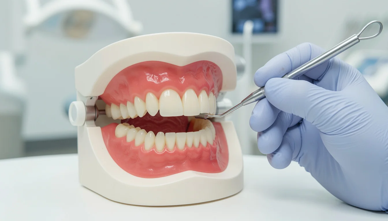 انحسار اللثة وانكشاف جذور الأسنان: الأسباب والعلاج — The article explains the causes of gum recession, the risks of exposed tooth roots, and available solutions to stop gum decline.