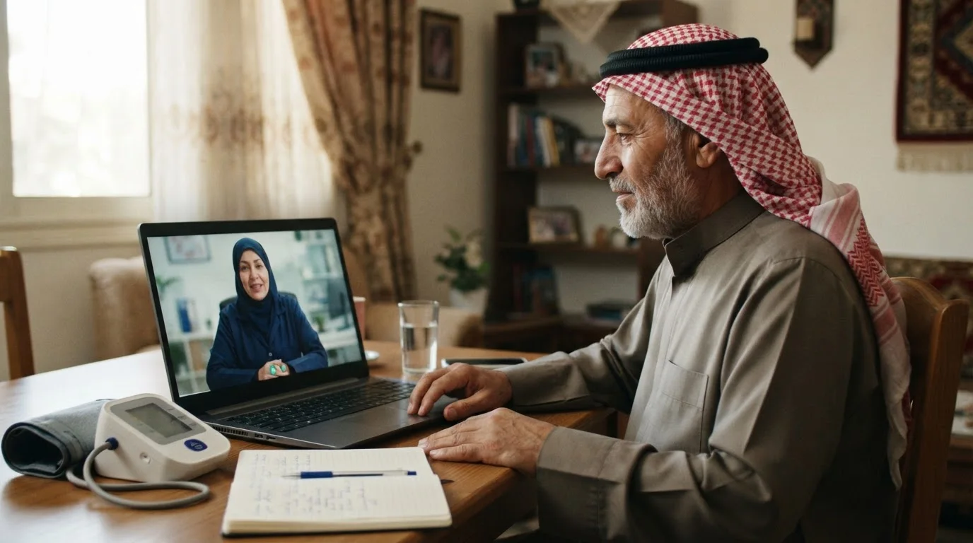 الرعاية الصحية عن بعد (Telehealth): دليل المريض لاستخدام الخدمات الرقمية — Learn how to access telehealth services and prepare effectively for virtual medical consultations.
