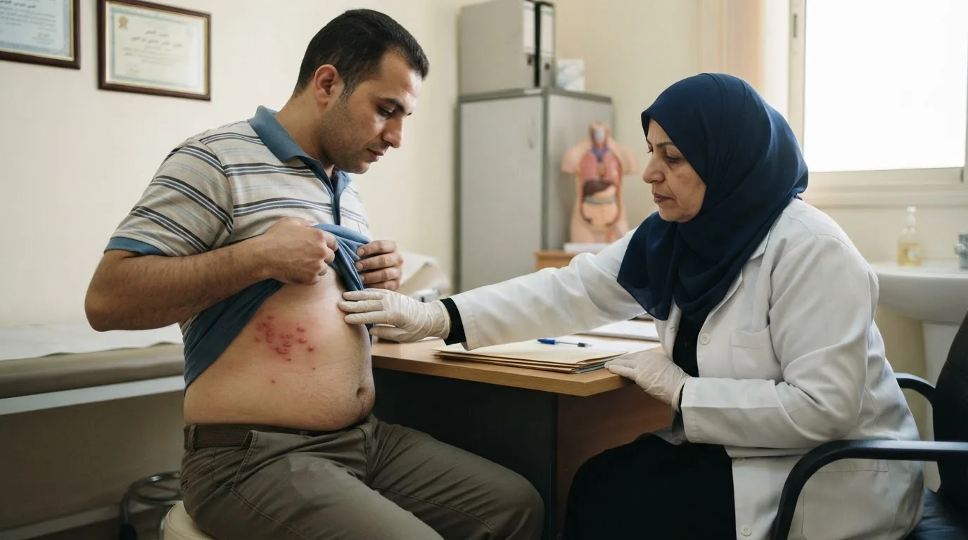 الحزام الناري: الأعراض المبكرة والعلاج والوقاية من ألم الأعصاب — يتناول المقال مراحل ظهور الحزام الناري، وأهمية العلاج المبكر لتقليل الألم ومنع مضاعفات الأعصاب.