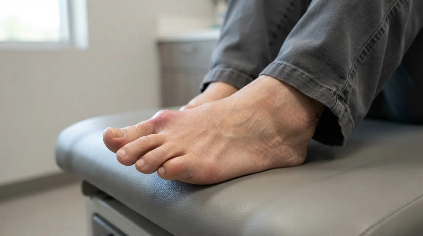 إصابات وتشوهات أصابع القدم: الأسباب، التشخيص، والعلاج — Overview of common toe injuries and deformities like bunions and hammer toes, and their treatments.