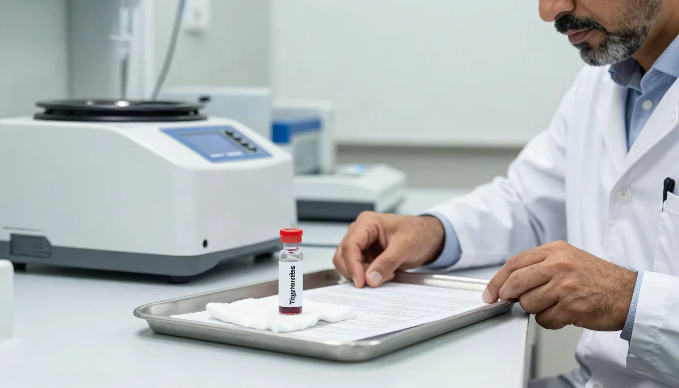 الدهون الثلاثية: المستويات الطبيعية، المخاطر، وكيفية خفضها — An explanation of high triglyceride risks and effective ways to lower them through lifestyle changes.