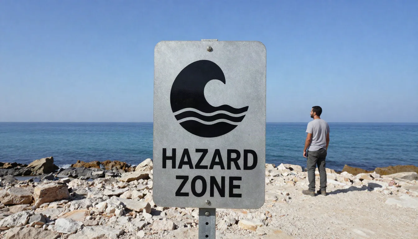 التسونامي: فهم الظاهرة، علامات التحذير، وكيفية النجاة — A guide to understanding the tsunami phenomenon and the necessary warning signs for survival.