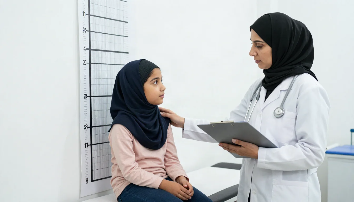 متلازمة تيرنر: التشخيص، الأعراض، وإدارة الحالة مدى الحياة — An explanation of Turner syndrome, its chromosomal causes, associated symptoms, and the need for ongoing medical care.
