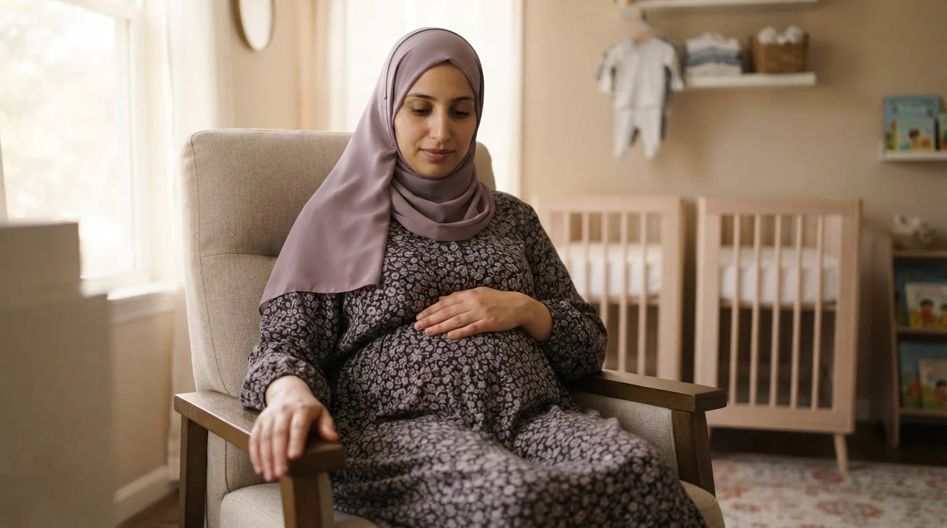 الحمل المتعدد (التوائم والثلاثة): التحديات، الرعاية، والتحضير للولادة — A guide on multiple pregnancy, covering health risks, medical care advice, and the importance of birth preparation.