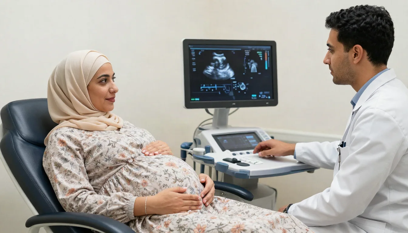 الحمل المتعدد (التوائم والثلاثة): التحديات، الرعاية، والتحضير للولادة — A guide on multiple pregnancy, covering health risks, medical care advice, and the importance of birth preparation.