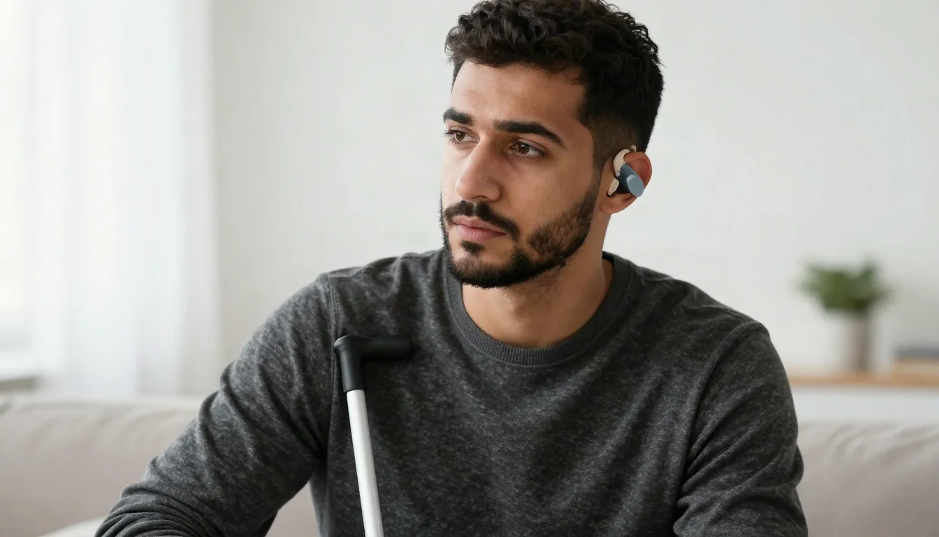 متلازمة أشر: فهم تحديات السمع والبصر والتدخل المبكر — نظرة على متلازمة أشر، تأثيرها على السمع والبصر، وأهمية التدخل المبكر للتأهيل وتحسين الحياة.