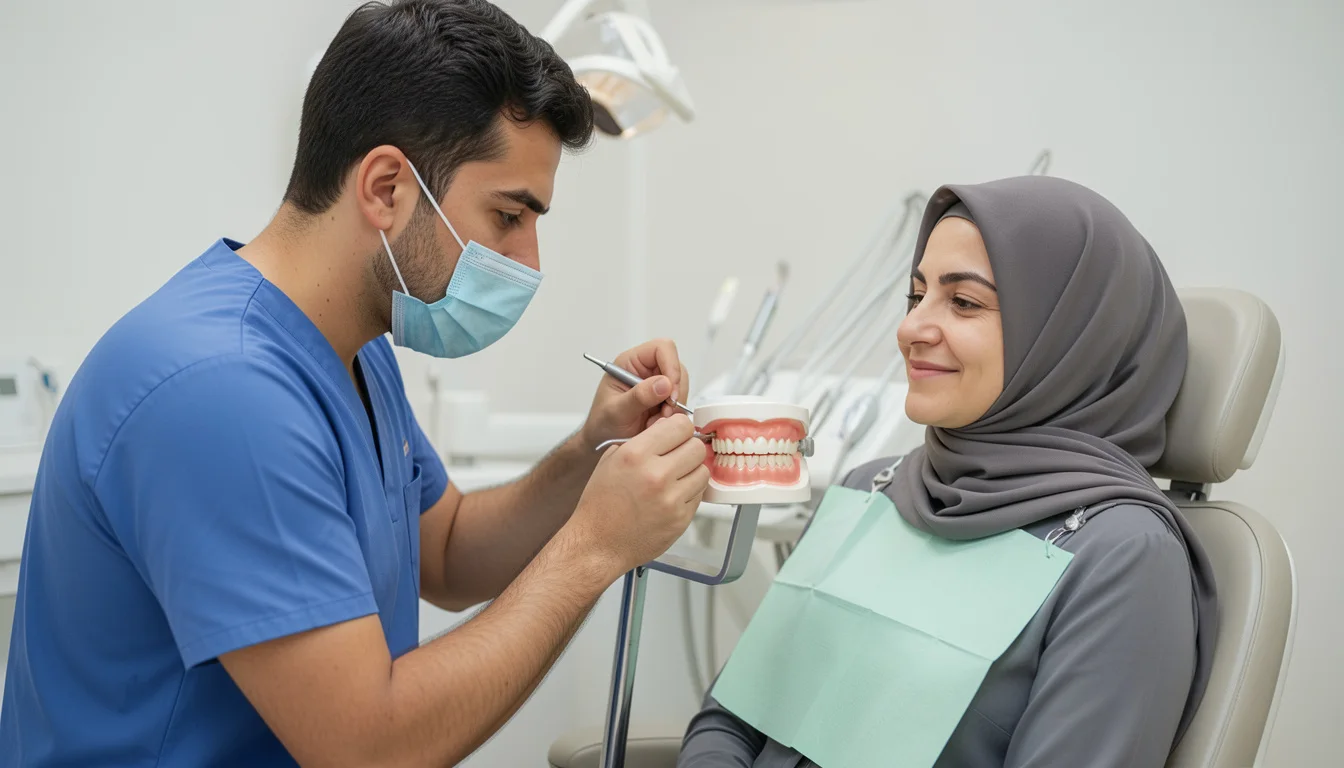 تنظيف الأسنان وإزالة الجير: لماذا وكيف ومتى؟ — أهمية تنظيف الأسنان الاحترافي لإزالة الجير، خطوات الجلسة، والفوائد الصحية للوقاية من الأمراض.