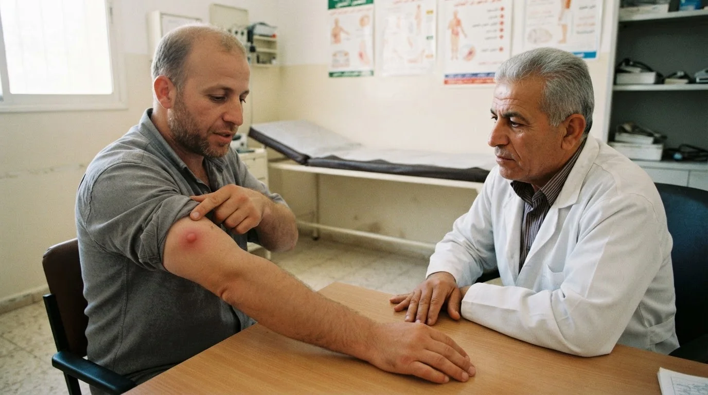 الدمامل المتكررة: الأسباب والعلاج ومتى نبحث عن السكري؟ — This article discusses the causes of recurrent boils, the risks of manual drainage, and when to screen for diabetes.