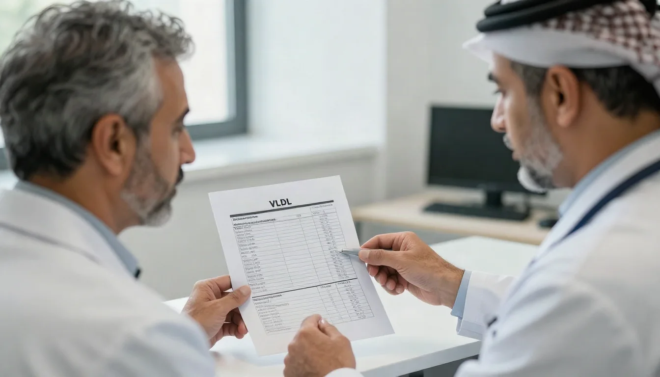 كوليسترول البروتين الدهني منخفض الكثافة جدًا (VLDL): فهم دوره ومخاطره — توضيح لدور كوليسترول VLDL في تراكم الدهون بالشرايين والمخاطر المترتبة عليه على صحة القلب والأوعية.