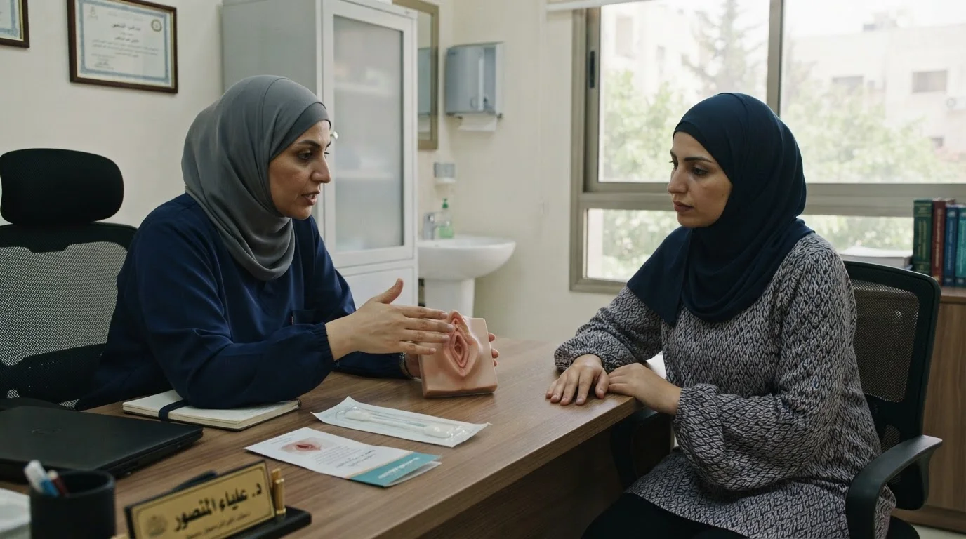 اضطرابات الفرج الشائعة: أسباب الألم، الحكة، والتغيرات الجلدية — An introduction to common vulvar conditions, causes of discomfort, and skin disorders.