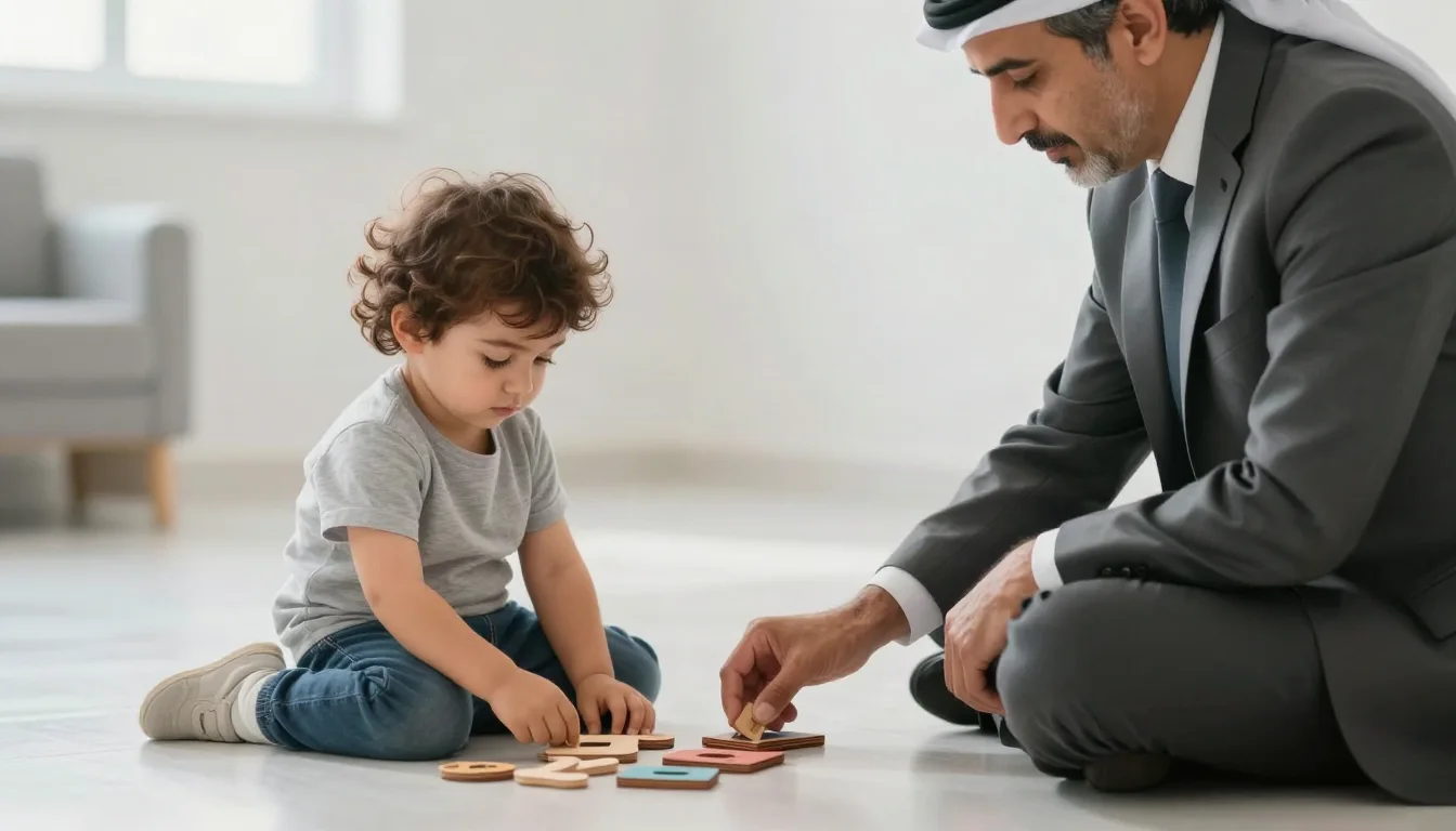 تأخر الكلام عند الطفل: العلامات ومتى نطلب فحص السمع؟ — دليل لاكتشاف علامات تأخر الكلام عند الطفل وأهمية إجراء فحص السمع المبكر.