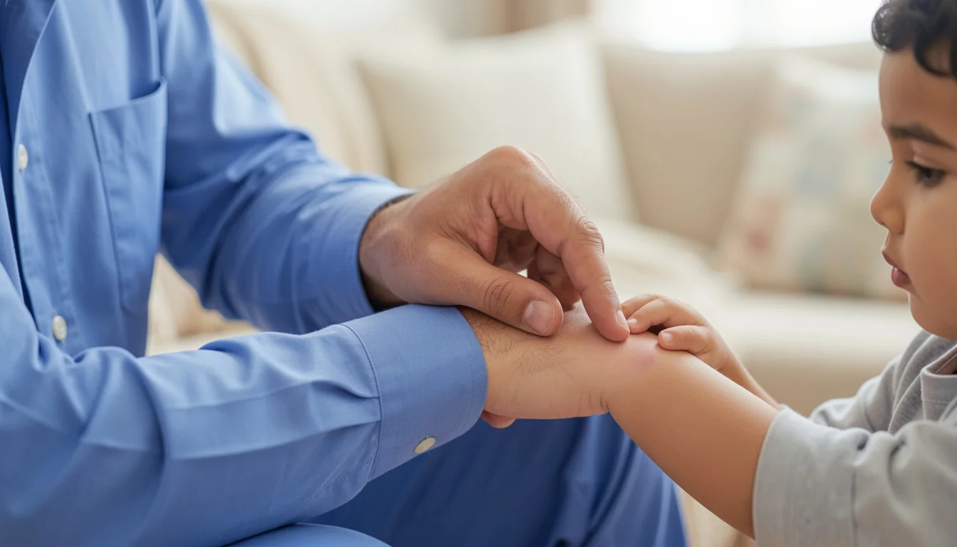 طفح الأطفال الفيروسي: كيف تميز العلامات المطمئنة من الخطرة؟ — How to evaluate viral rashes in children and distinguish between reassuring and dangerous signs.