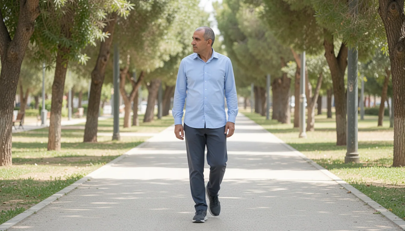 مرض الشرايين الطرفية: ألم الساق عند المشي وإنذار صحة القلب — Explaining leg pain while walking as a sign of artery disease and how to improve vascular health.