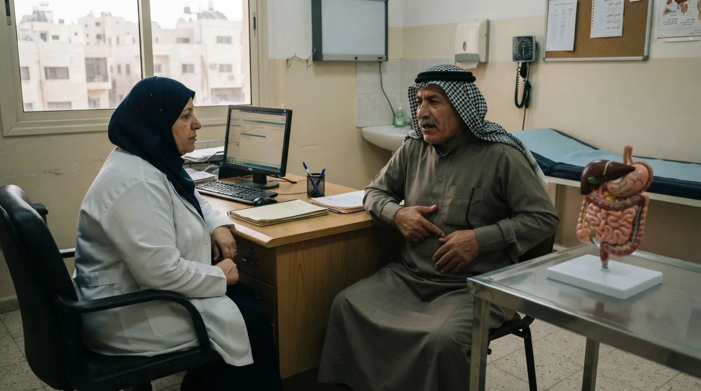 ألم البطن المتكرر: خريطة الأسباب والفحوصات التي تستحق الطلب — دليل للتعامل مع آلام البطن المتكررة، يوضح كيفية تحديد أسبابها بدقة واختيار الفحوصات الطبية المناسبة والمجدية.