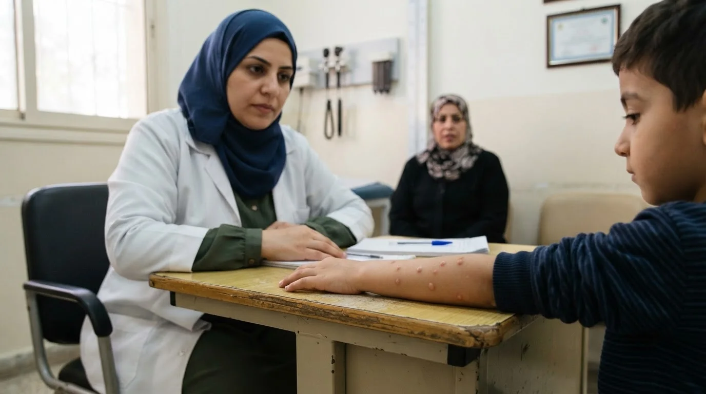 المليساء المعدية: حبوب لؤلؤية عند الأطفال ومتى تُعالج — تعريف بعدوى المليساء المعدية الفيروسية، وكيفية تمييز أعراضها والخيارات العلاجية المتاحة للأطفال.