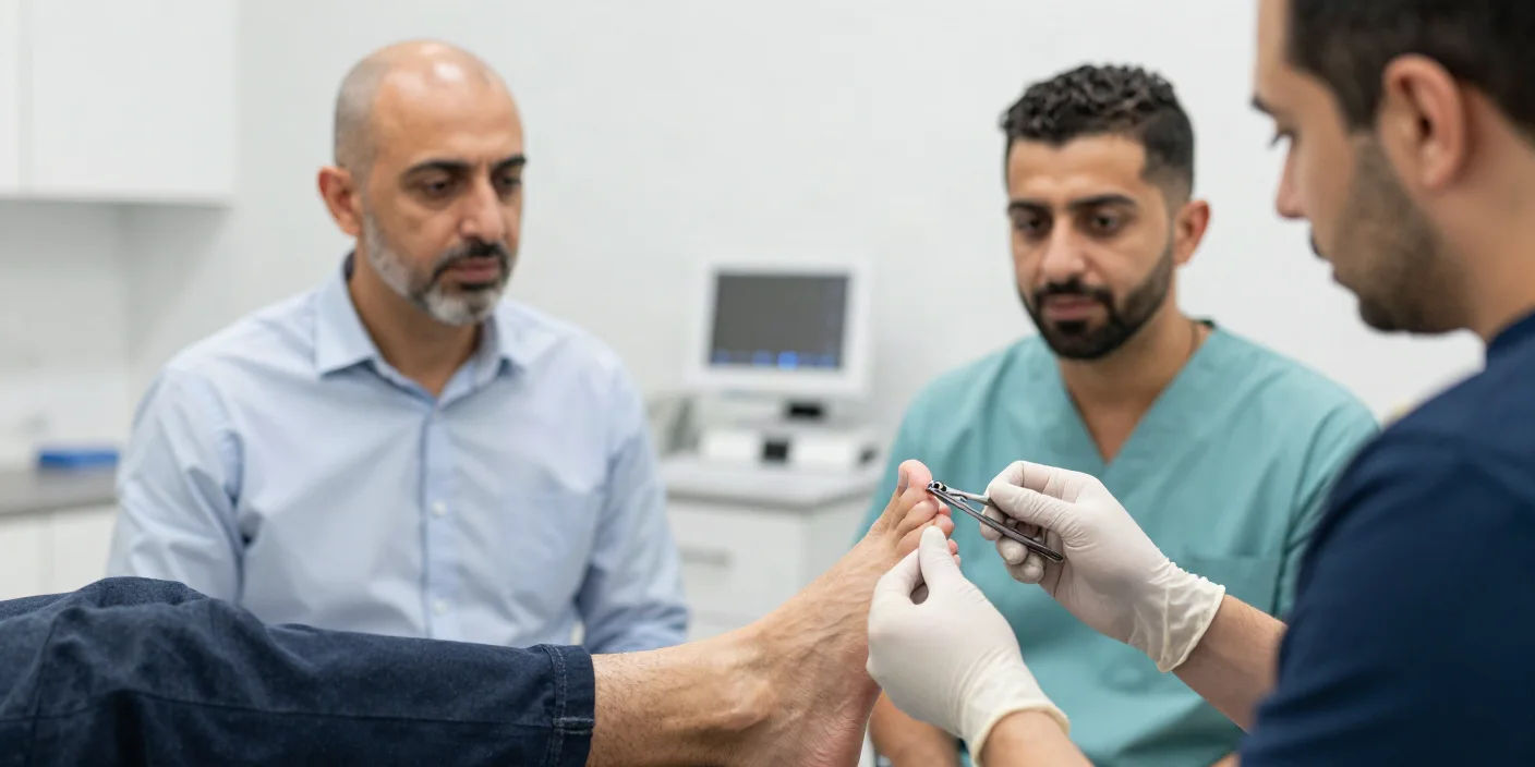 الظفر الغائر في اللحم: علاج الالتهاب ومنع عودة المشكلة — نصائح طبية حول مشكلة الظفر الغائر، أسباب حدوث الالتهاب، وكيفية العلاج ومنع تكرار الحالة.