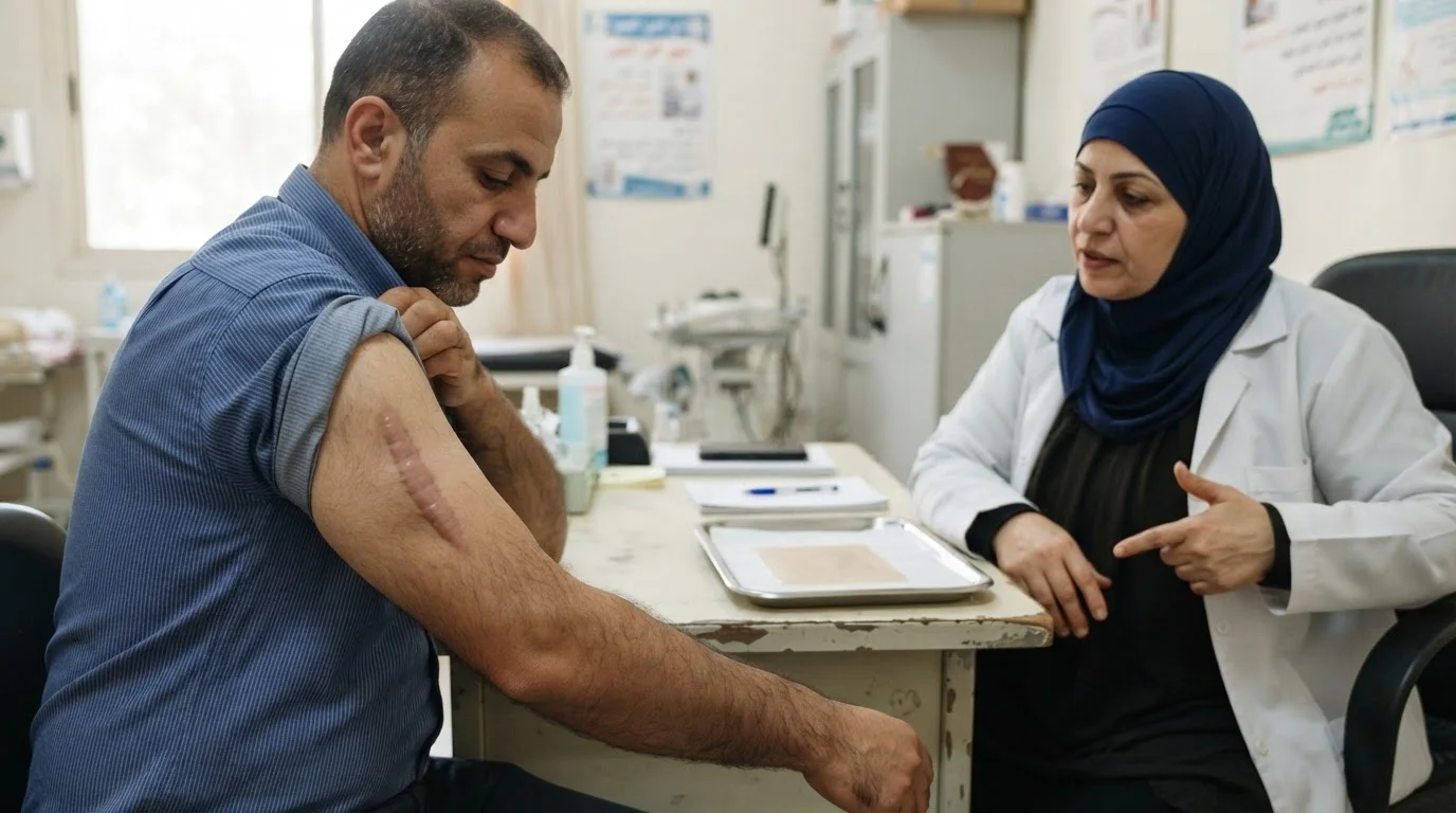 الندبات المتضخمة والكيلويد: لماذا تكبر الندبة وكيف تُعالج؟ — شرح للفرق بين الندبات المتضخمة والكيلويد، وأسباب نمو النسيج الليفي الزائد وكيفية معالجته.