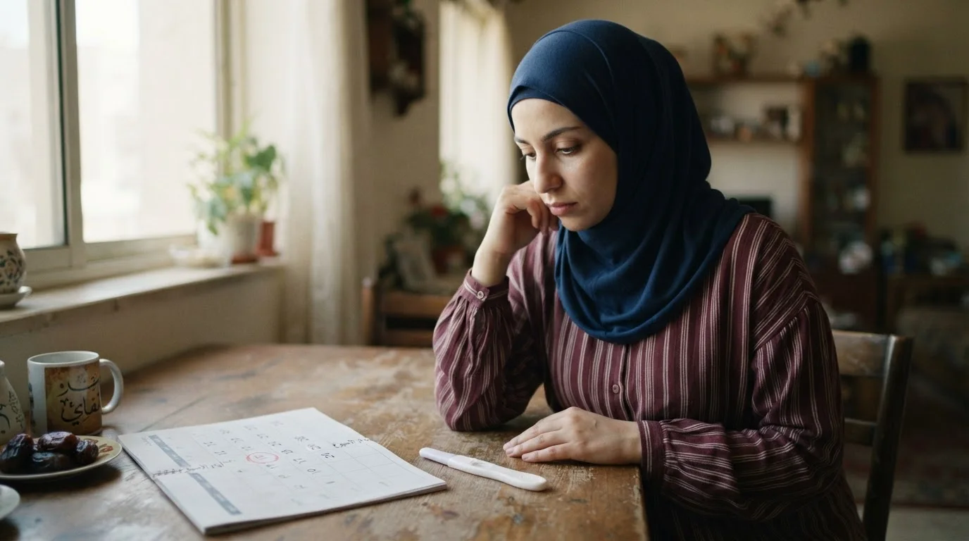 انقطاع الدورة الشهرية: متى يحتاج فحص الحمل والهرمونات؟ — استعراض للأسباب الهرمونية والتشريحية وراء انقطاع الدورة الشهرية، وطرق تقييم الحالة والتشخيص الطبي.