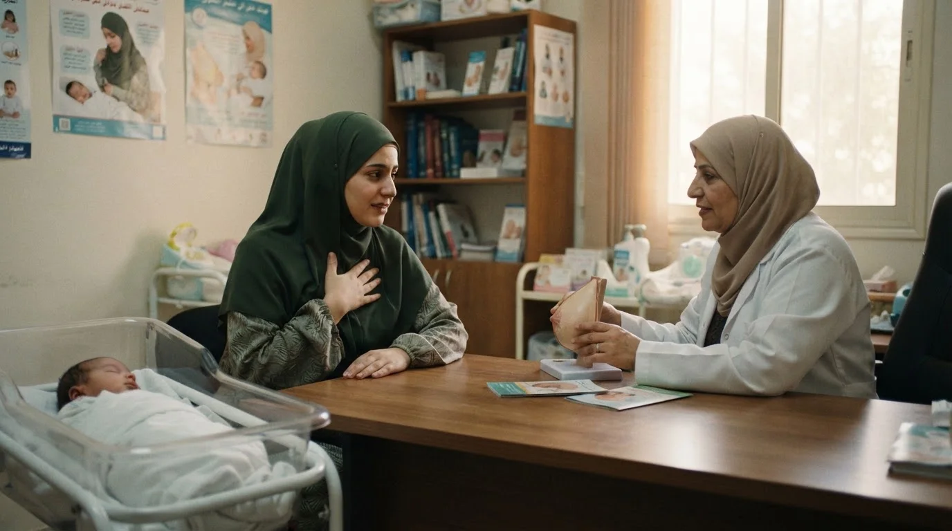 التهاب الثدي أثناء الرضاعة: انسداد أم عدوى وكيف تستمر الرضاعة؟ — فهم طبيعة التهاب الثدي أثناء الرضاعة، الفرق بين الانسداد والعدوى، وكيفية مواصلة الرضاعة بأمان.