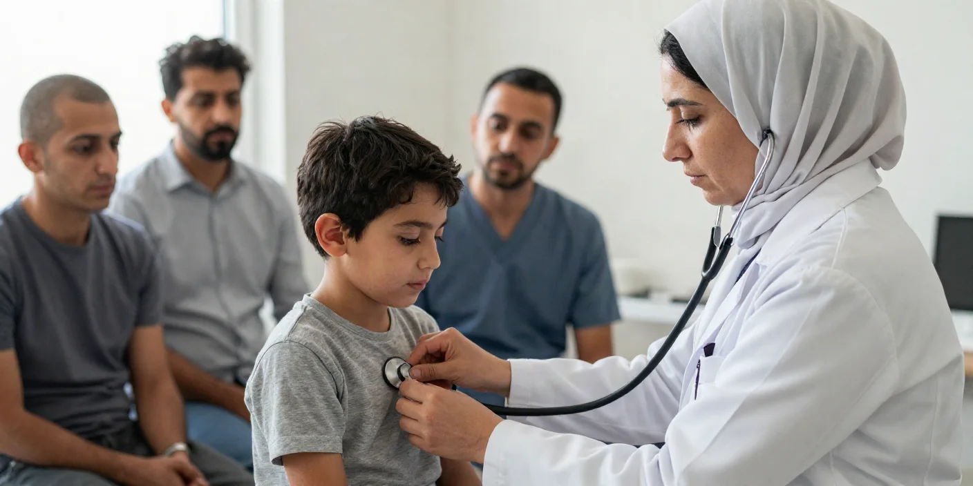 مرض كاواساكي: حمى طويلة وخطر شرايين القلب — Information on vasculitis in children and the importance of rapid diagnosis to avoid heart complications.