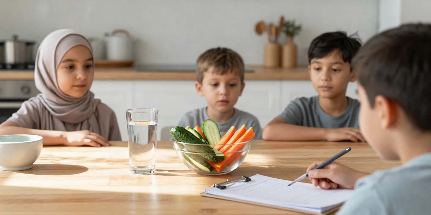 السكري من النوع الأول عند الأطفال: العطش والتبول والحماض — An explanation of the high blood sugar mechanism caused by insulin deficiency in children and handling the initial signs.