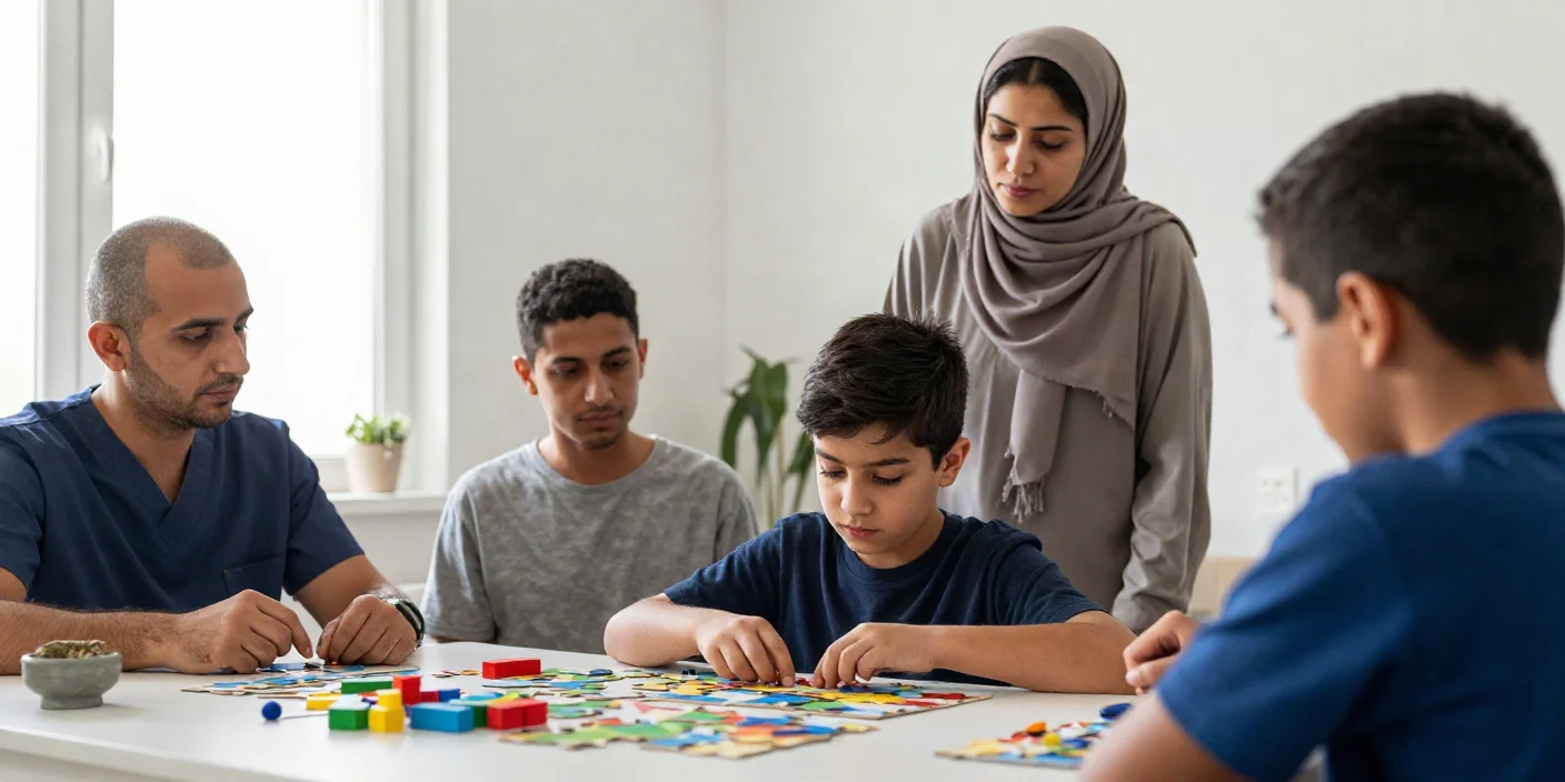 اضطراب فرط الحركة وتشتت الانتباه: التشخيص في البيت والمدرسة — An overview of diagnosing ADHD, identifying behavioral symptoms, and understanding standard treatment approaches.