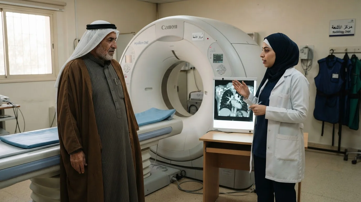 فحص الكالسيوم في شرايين القلب: لمن يفيد وماذا تعني النتيجة؟ — تعريف بفحص كالسيوم الشرايين، ولمن يوصى به، وكيف تساعد نتائجه في تقييم مخاطر الإصابة بأمراض القلب.