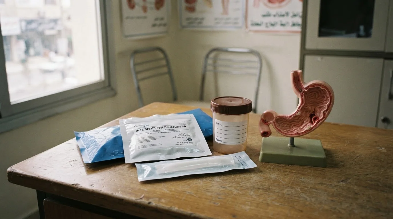 جرثومة المعدة: متى نفحص وكيف نتأكد من نجاح العلاج؟ — مرجع لفهم جرثومة المعدة، طرق الكشف عنها، والتأكد من نجاح العلاج والتخلص منها نهائياً.