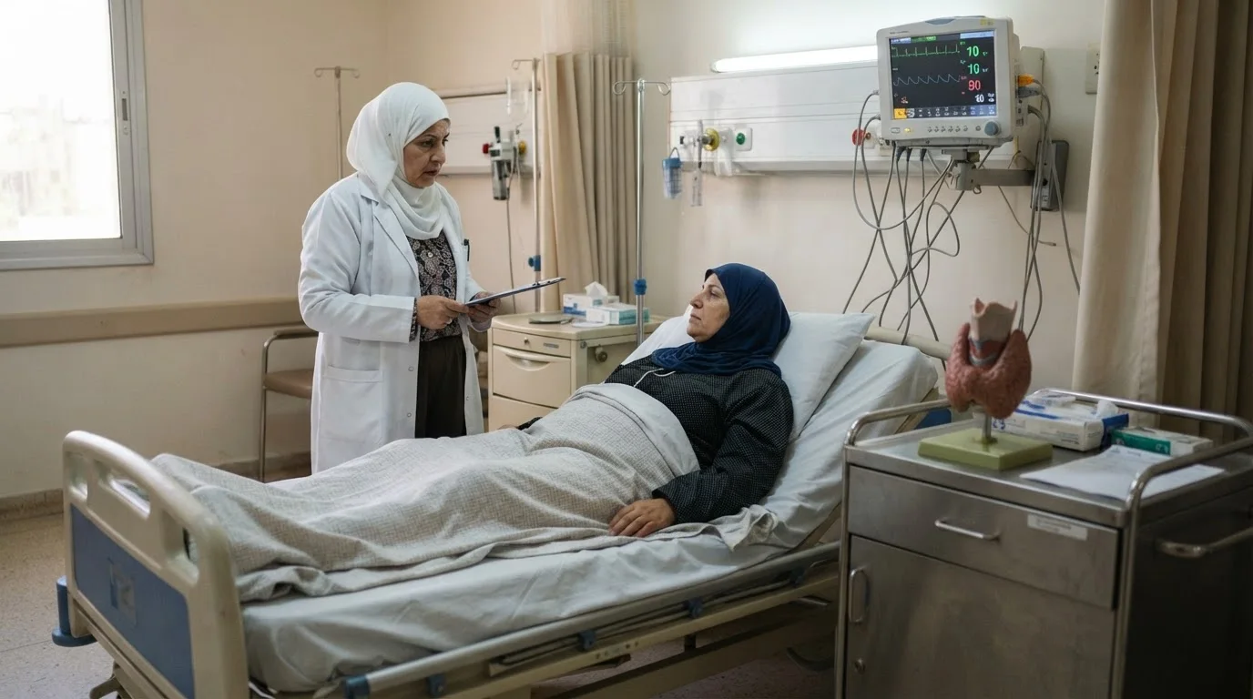 عاصفة الغدة الدرقية: مضاعفة نادرة وخطيرة لفرط النشاط — تحذير من عاصفة الغدة الدرقية كحالة طارئة وخطيرة تستوجب تدخلاً طبياً عاجلاً.