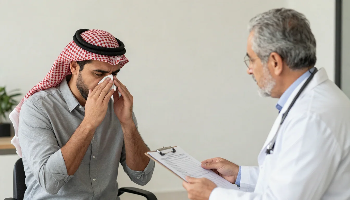 التهاب الجيوب الأنفية المزمن: احتقان يتجاوز ثلاثة أشهر — استعراض لأسباب انسداد الجيوب الأنفية المزمن، طرق تشخيصه، وخيارات العلاج المتبعة للمرضى.