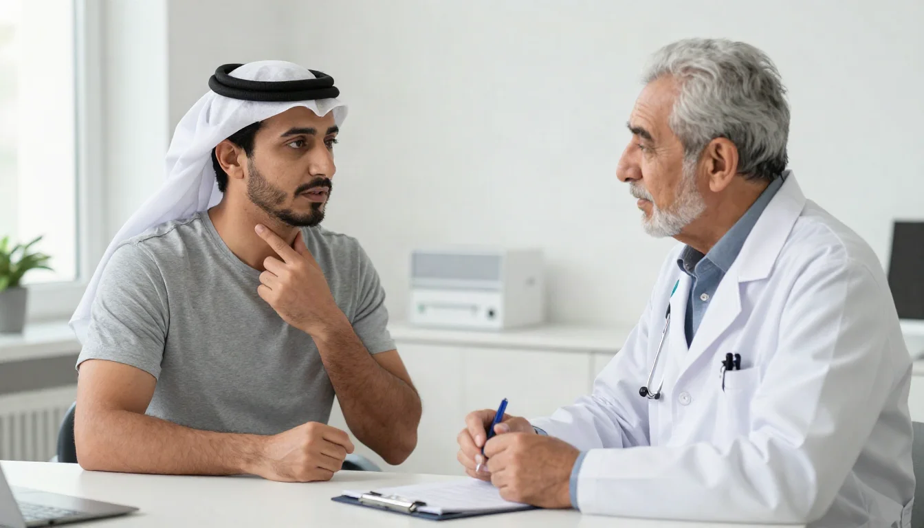 الارتجاع الحنجري البلعومي: بحة وتنحنح دون حموضة واضحة — توضيح للارتجاع الحنجري، الأعراض غير المرتبطة بالحموضة، وأساليب التشخيص والعلاج المتخصصة.