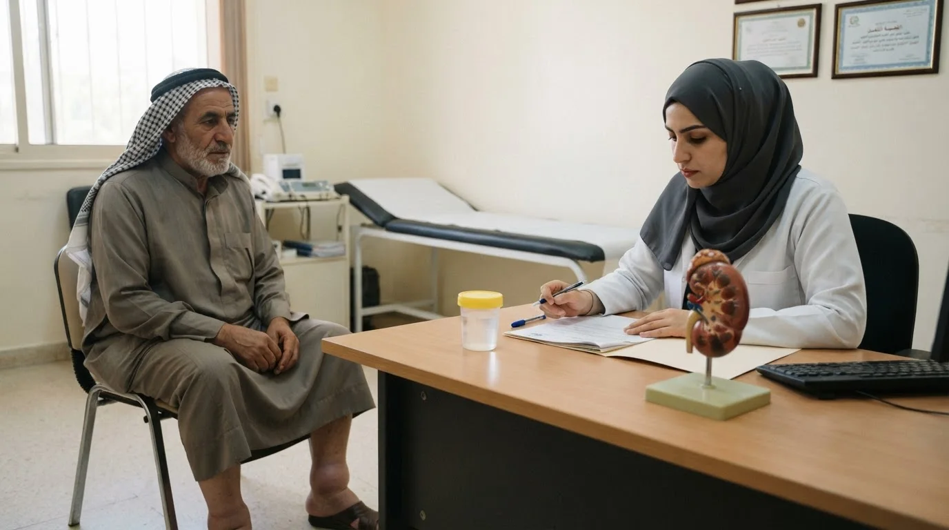 المتلازمة الكلوية النفروزية: بروتين البول والتورم — استعراض للمتلازمة الكلوية، تأثيرها على تسرب البروتين في البول، وطرق تشخيصها وإدارتها.