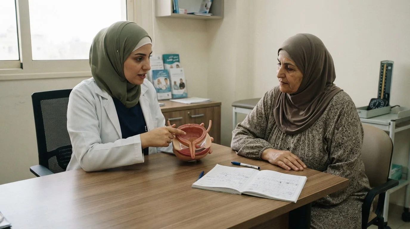 فرط نشاط المثانة: الإلحاح وكثرة التبول دون عدوى — دليل حول أعراض المثانة المفرطة النشاط، أسبابها، وطرق التشخيص والعلاجات المتاحة للتحكم بها.