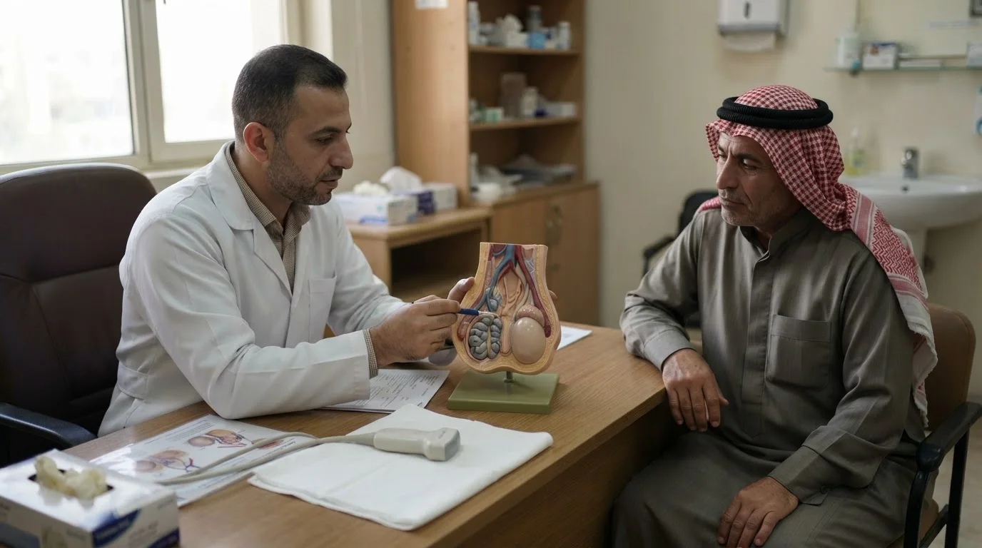 دوالي الخصية: ثقل كيس الصفن وعلاقتها بالخصوبة — تعريف بدوالي الخصية، تأثيرها على الخصوبة، وكيفية التعامل مع أعراض الثقل والألم المرتبطة بها.
