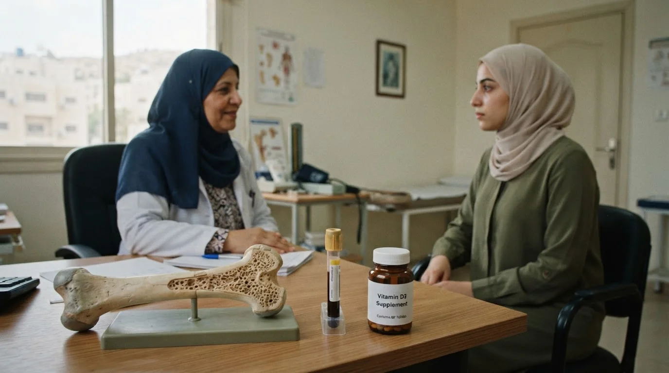 نقص فيتامين د: متى نحلل وكيف نتجنب الجرعة الزائدة؟ — دليل حول نقص فيتامين د، متى يجب إجراء الفحص، وكيفية تجنب مخاطر الجرعات الزائدة.