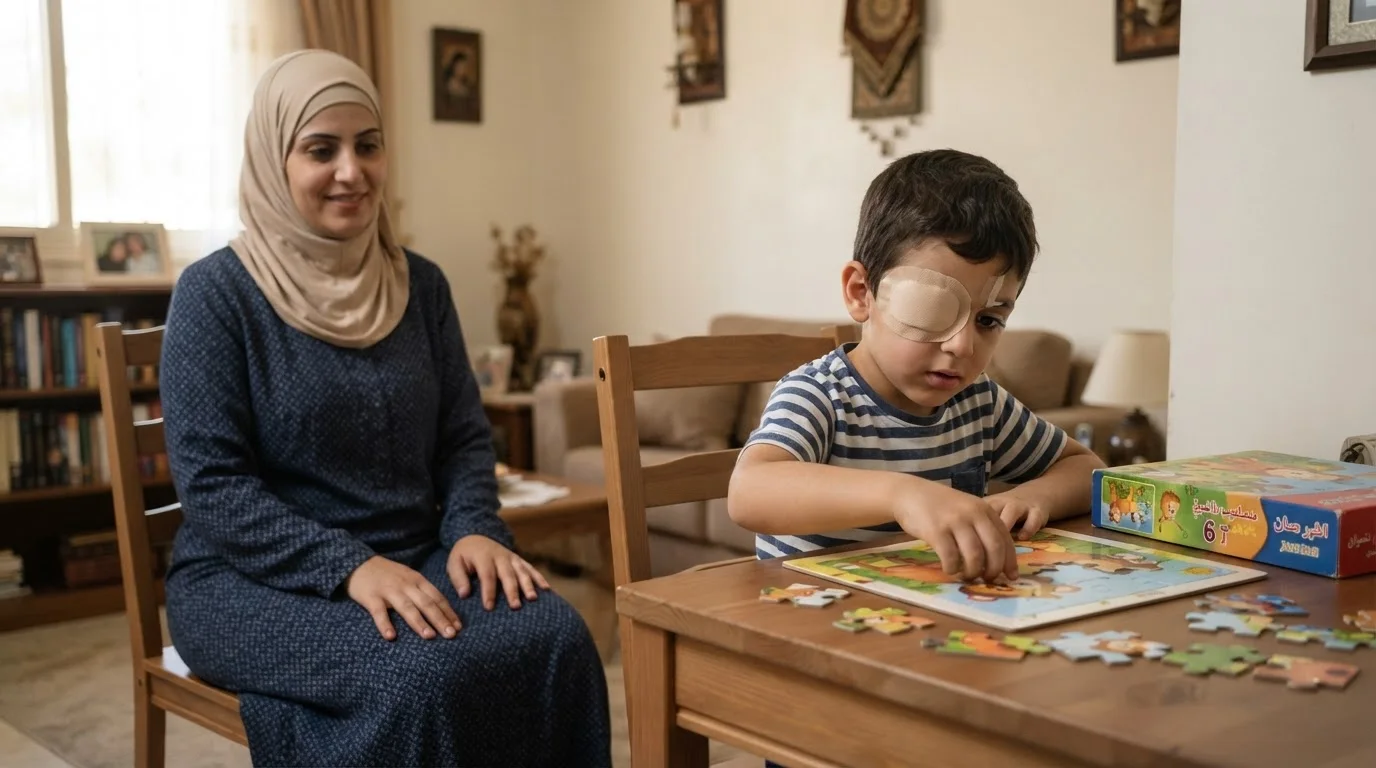 كسل العين (الغمش): تشخيصه وعلاجه المبكر عند الأطفال والبالغين — شرح لحالة كسل العين، أسباب حدوثها، وأهمية التشخيص والعلاج المبكر للأطفال والبالغين.